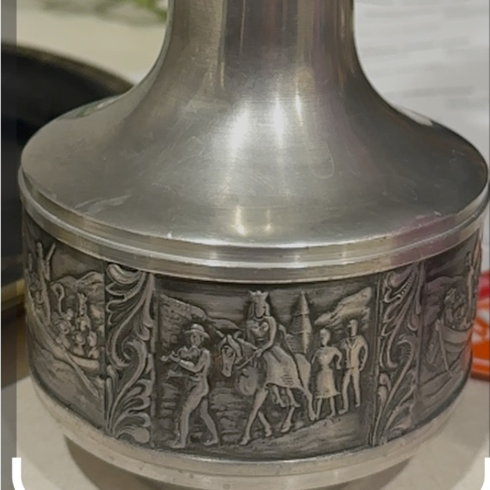 Silver Vases Accents